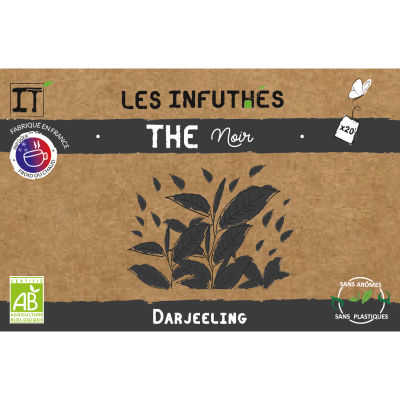 THÉ NOIR DARJEELING - 20 SACHETS INDIVIDUELS