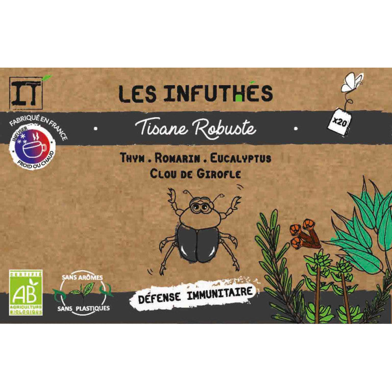 TISANE ROBUSTE - 20 SACHETS INDIVIDUELS